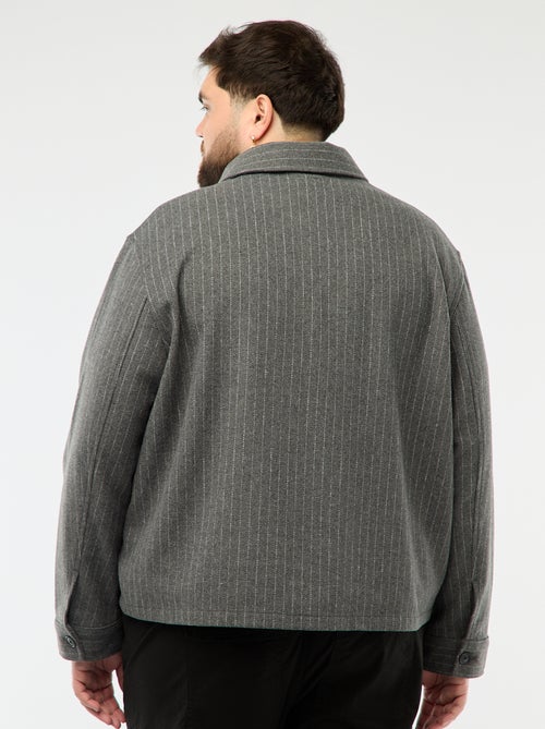 Sobrecamisa con abertura abotonada y bolsillos con solapa - Kiabi