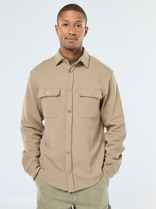 Sobrecamisa con cierre de automáticos y 2 bolsillos en el pecho - Kiabi