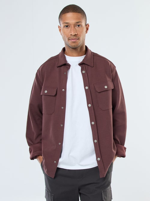 Sobrecamisa con cierre de automáticos y 2 bolsillos en el pecho - Kiabi