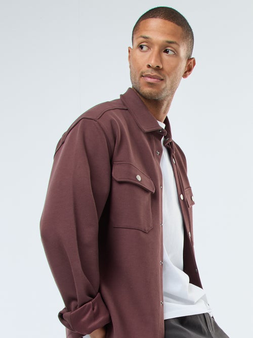 Sobrecamisa con cierre de automáticos y 2 bolsillos en el pecho - Kiabi