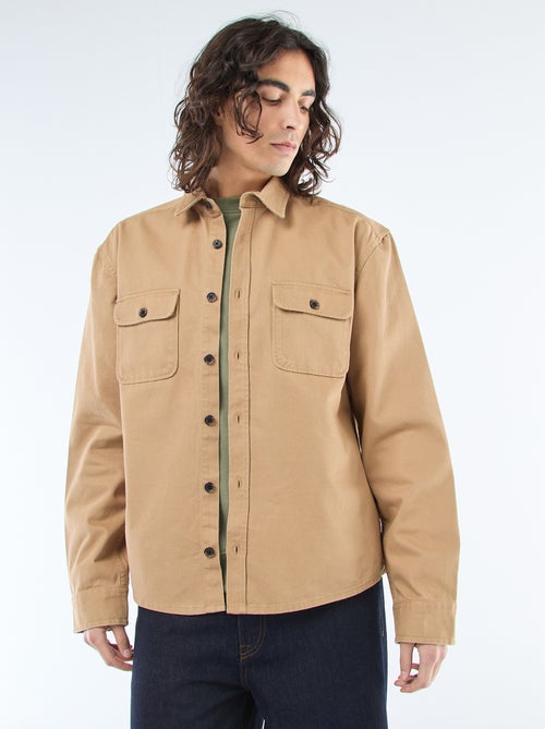 Sobrecamisa de algodón - Kiabi