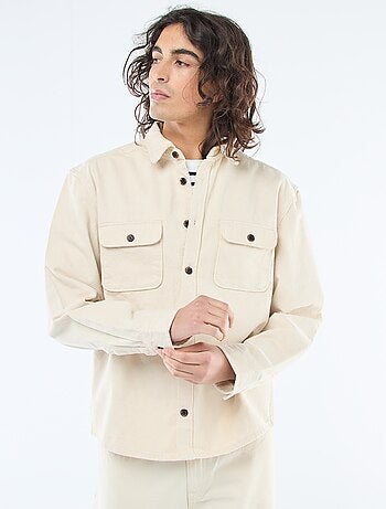 Sobrecamisa de algodón