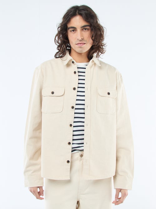 Sobrecamisa de algodón - Kiabi