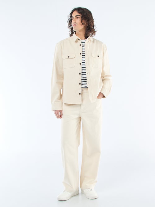 Sobrecamisa de algodón - Kiabi