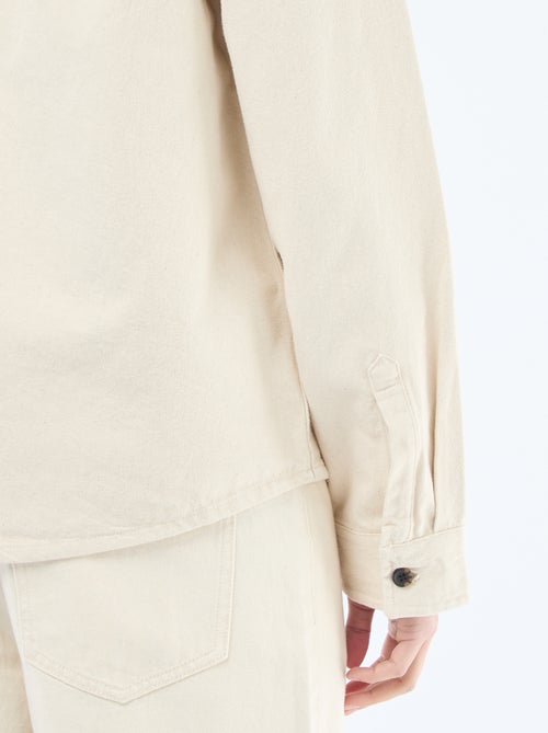 Sobrecamisa de algodón - Kiabi