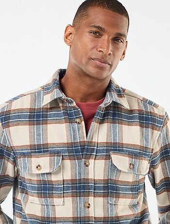 Sobrecamisa de cuadros