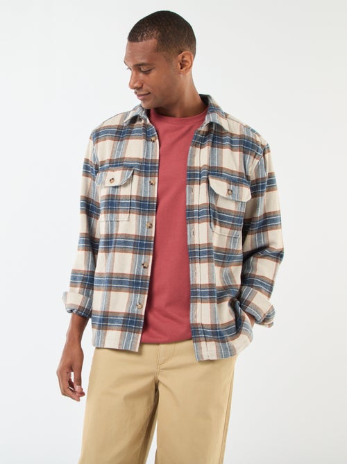 Sobrecamisa de cuadros - Kiabi