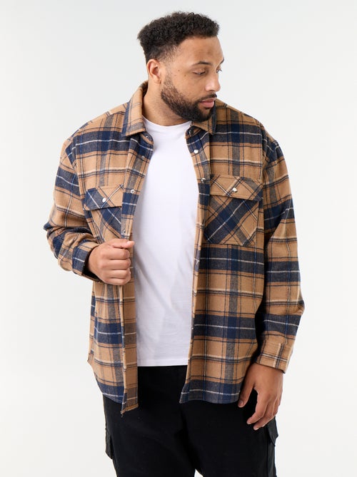 Sobrecamisa de cuadros - Kiabi