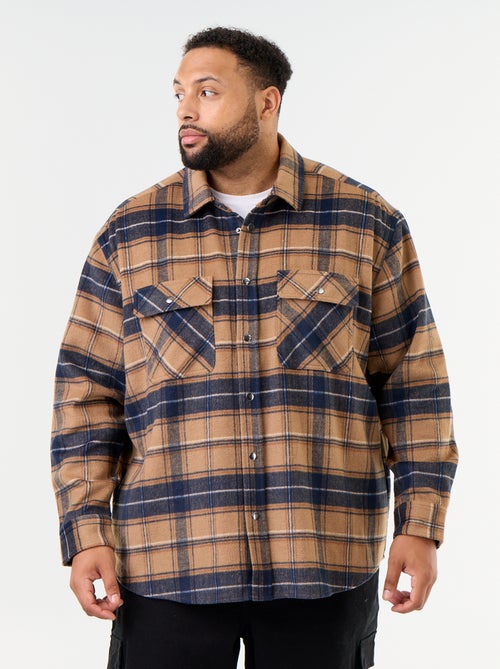 Sobrecamisa de cuadros - Kiabi