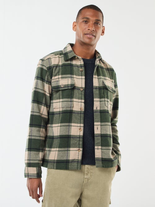 Sobrecamisa de cuadros - Kiabi