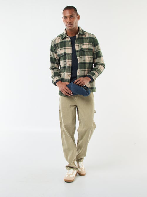 Sobrecamisa de cuadros - Kiabi