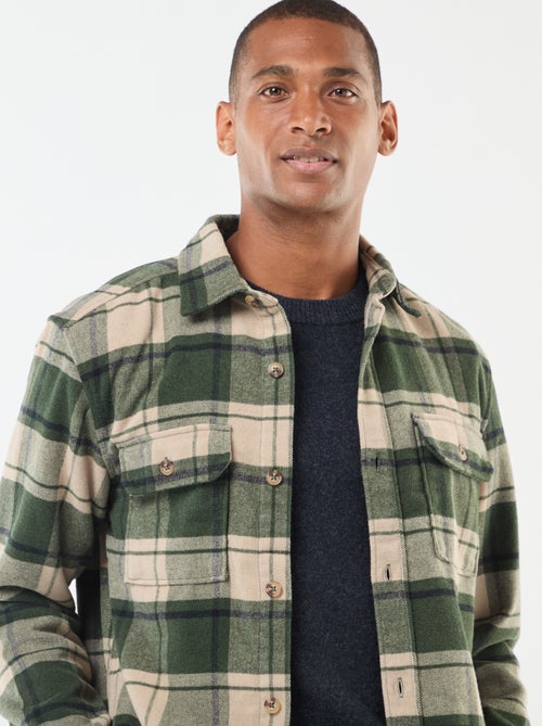 Sobrecamisa de cuadros - Kiabi