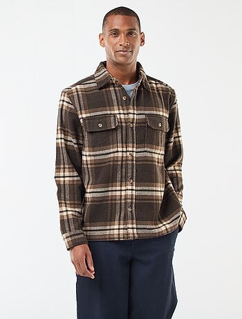Sobrecamisa de cuadros