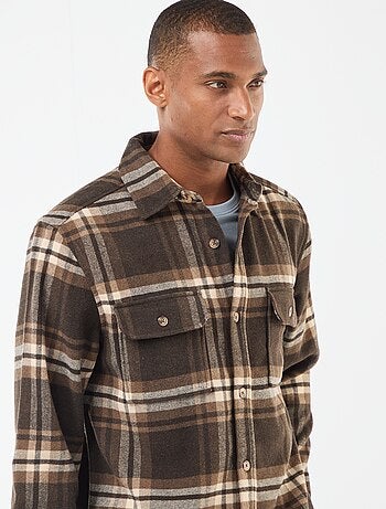 Sobrecamisa de cuadros