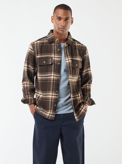 Sobrecamisa de cuadros - Kiabi