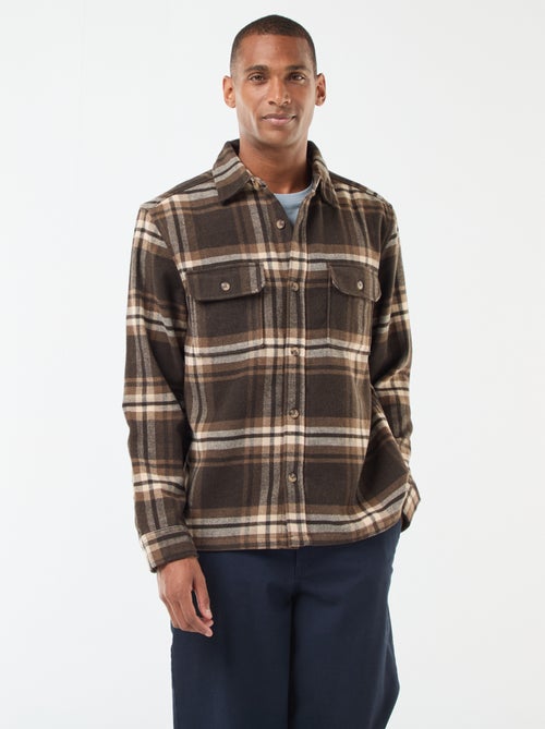 Sobrecamisa de cuadros - Kiabi