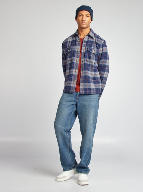 Sobrecamisa de franela - Kiabi