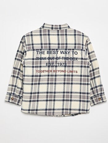 Sobrecamisa de franela