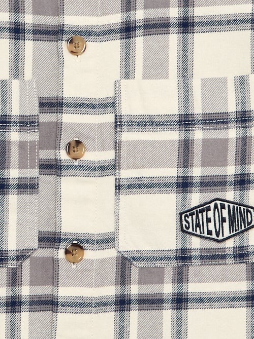 Sobrecamisa de franela - Kiabi