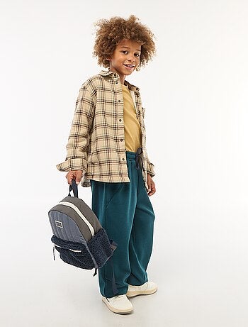 Sobrecamisa de franela con forro