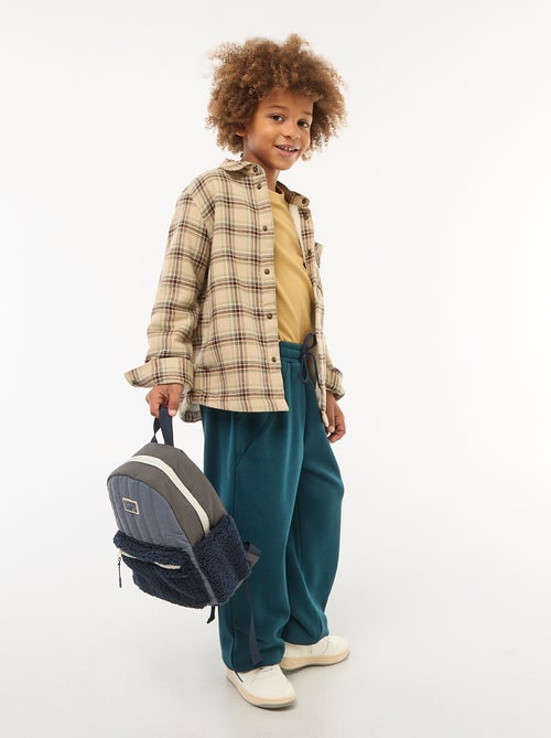 Sobrecamisa de franela con forro - Kiabi