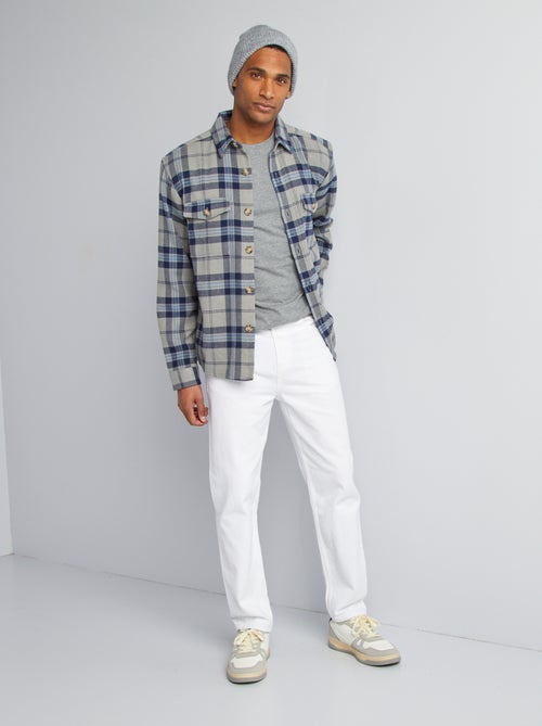 Sobrecamisa de franela - Kiabi