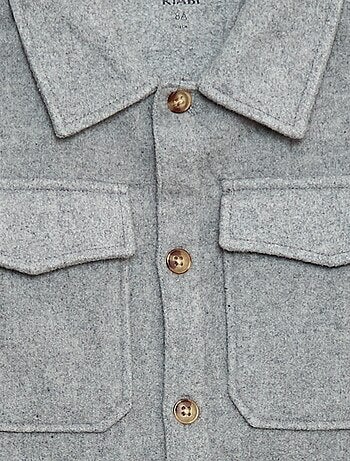 Sobrecamisa de franela regular