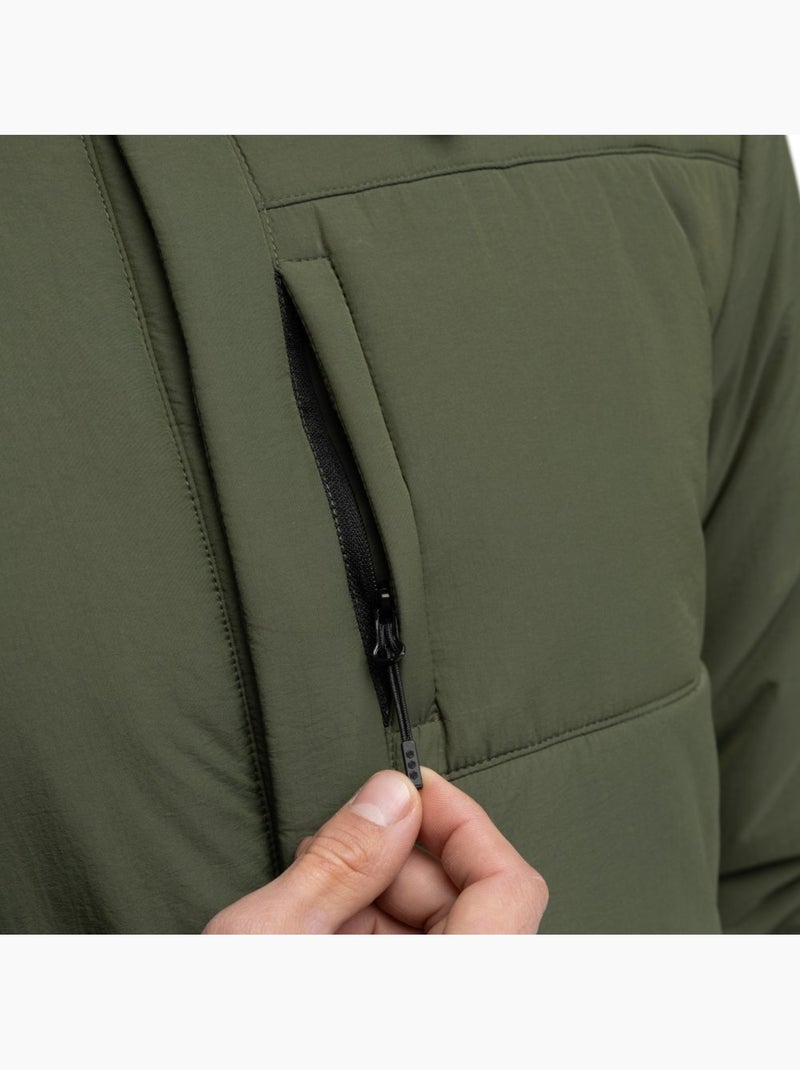 Sobrecamisa de gravel insulada hombre ciclismo hombre timber Verde - Kiabi