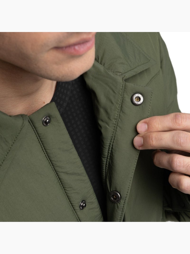 Sobrecamisa de gravel insulada hombre ciclismo hombre timber Verde - Kiabi