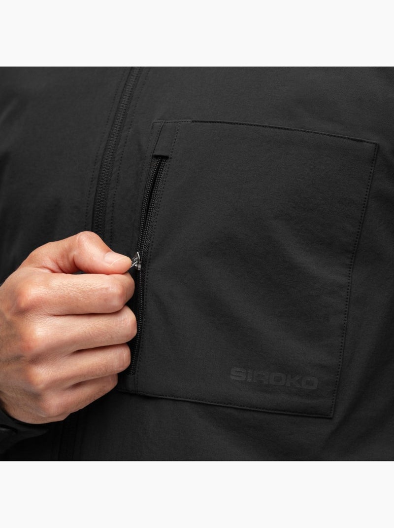 Sobrecamisa de gravel para verano hombre ciclismo hombre stoneway Negro - Kiabi