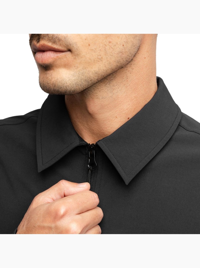 Sobrecamisa de gravel para verano hombre ciclismo hombre stoneway Negro - Kiabi