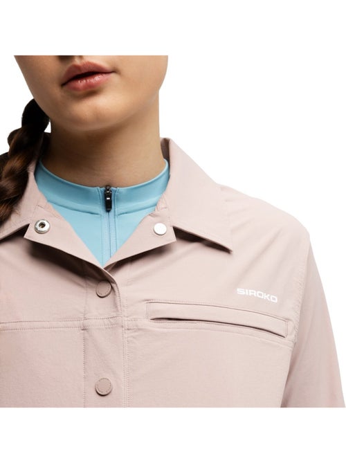 Sobrecamisa de gravel para verano mujer ciclismo mujer emberly - Kiabi
