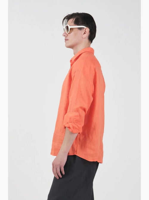Sobrecamisa de lino oversize para hombre giesto - Kiabi Sobrecamisa de lino oversize para hombre giesto - Kiabi