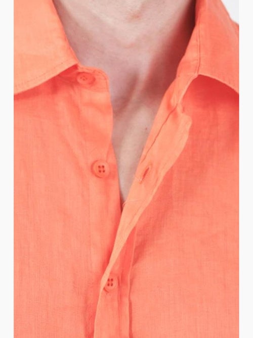 Sobrecamisa de lino oversize para hombre giesto - Kiabi Sobrecamisa de lino oversize para hombre giesto - Kiabi