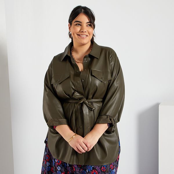 Sobrecamisa mujer tallas grandes Outlet