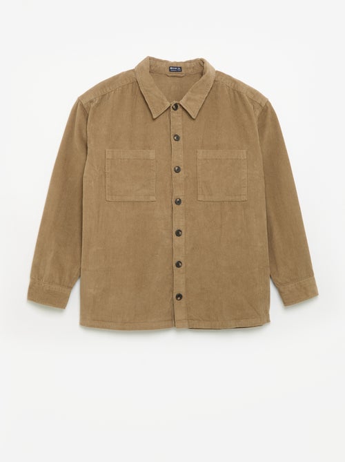 Sobrecamisa de pana - Kiabi