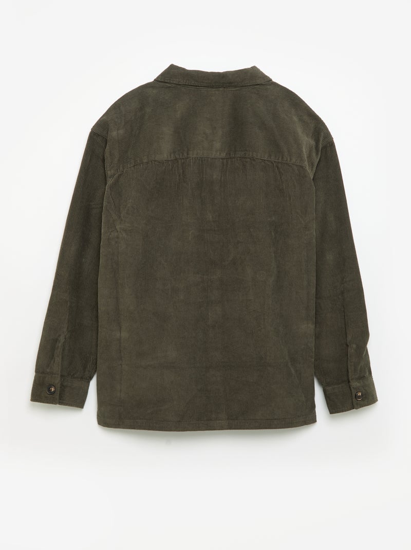 Sobrecamisa de pana Kaki - Kiabi