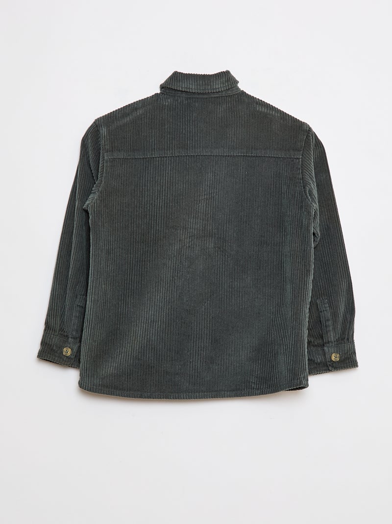 Sobrecamisa de pana Verde - Kiabi