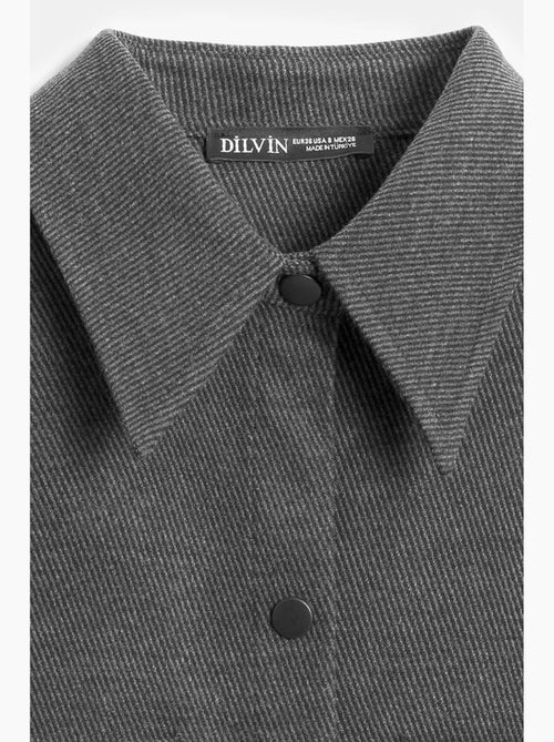 Sobrecamisa de punto oversize de manga larga dilvin - Kiabi Sobrecamisa de punto oversize de manga larga dilvin - Kiabi