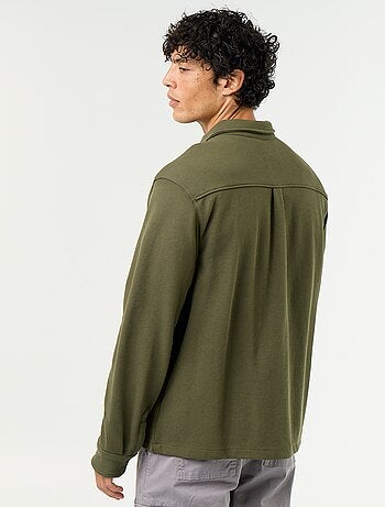 Sobrecamisa de punto piqué