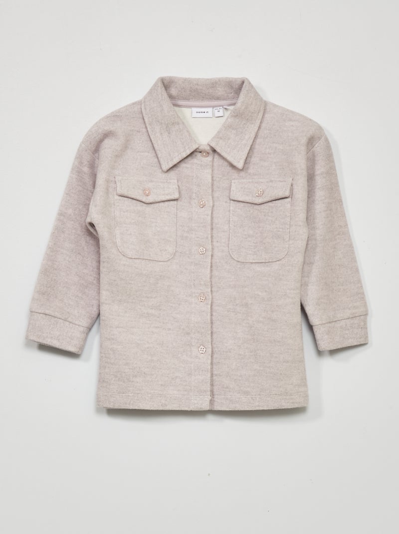 Sobrecamisa de punto suave PURPURA - Kiabi