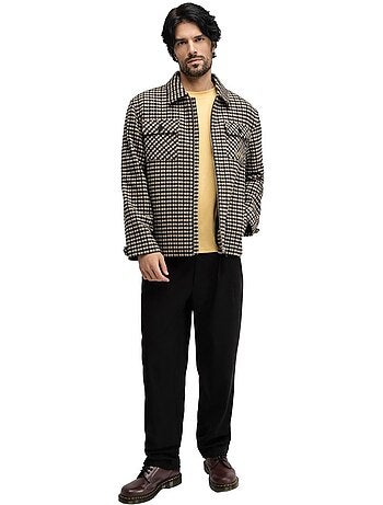 Sobrecamisa lana hombre hombre taos transformation