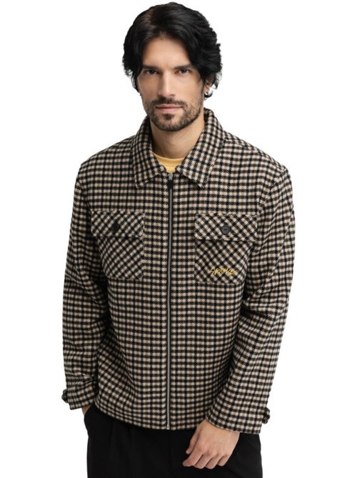 Sobrecamisa lana hombre hombre taos transformation - Kiabi