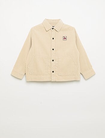 Sobrecamisa lisa de pana