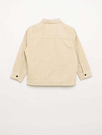 Sobrecamisa lisa de pana