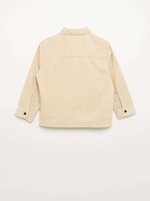 Sobrecamisa lisa de pana - Kiabi Sobrecamisa lisa de pana - Kiabi