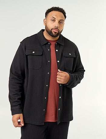 Sobrecamisa lisa de punto piqué