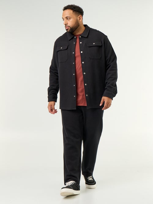 Sobrecamisa lisa de punto piqué - Kiabi