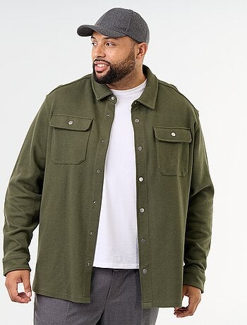 Sobrecamisa lisa de punto piqué