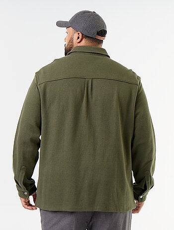 Sobrecamisa lisa de punto piqué